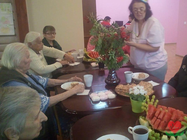 Наши чаепития для пожилых людей