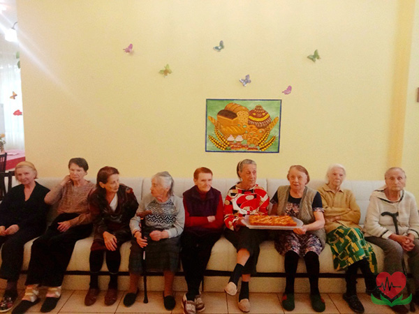 День Хлеба в пансионате для пожилых людей в Подмосковье